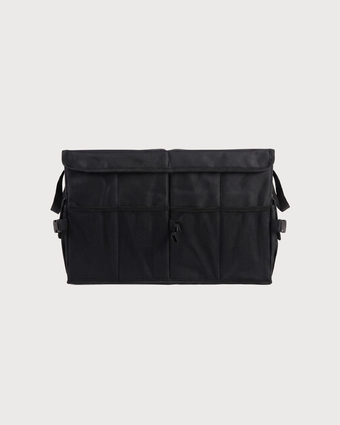 Collapsible Car Trunk Organizer with Lid — Multi-Compartment Storage
