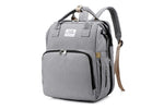 Multi-Functional Baby Diaper Bag with Foldable Bed