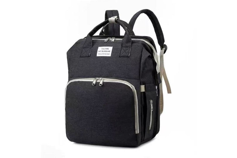 Multi-Functional Baby Diaper Bag with Foldable Bed
