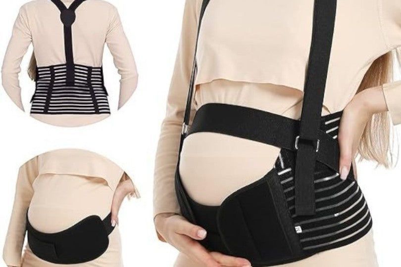 Maternity Support Belt with Shoulder Straps