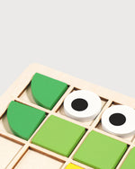 Kids’ Wooden Mosaic Puzzle with Pattern Cards