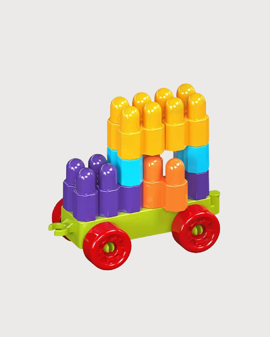 Kids’ DIY Building Blocks Set with Rocket Storage Case