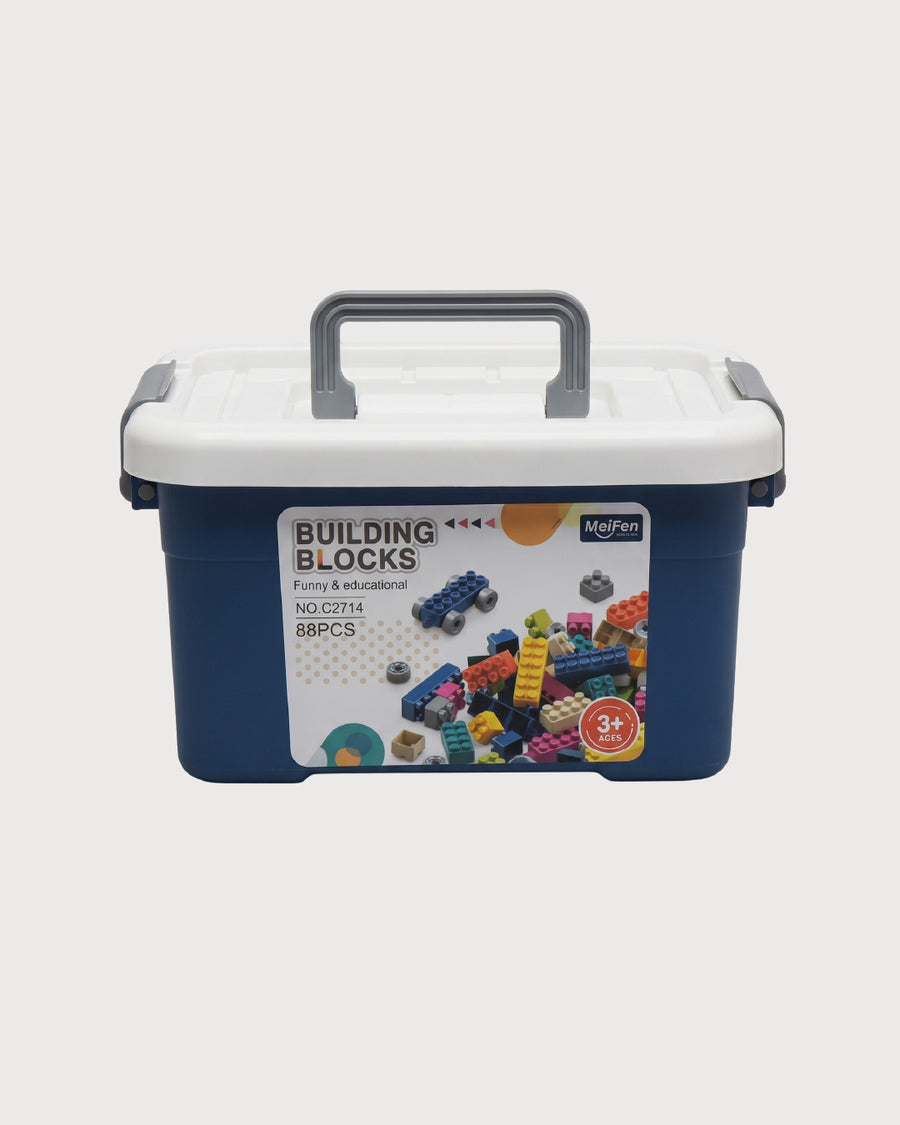 Kids’ Building Blocks Set with Storage Box
