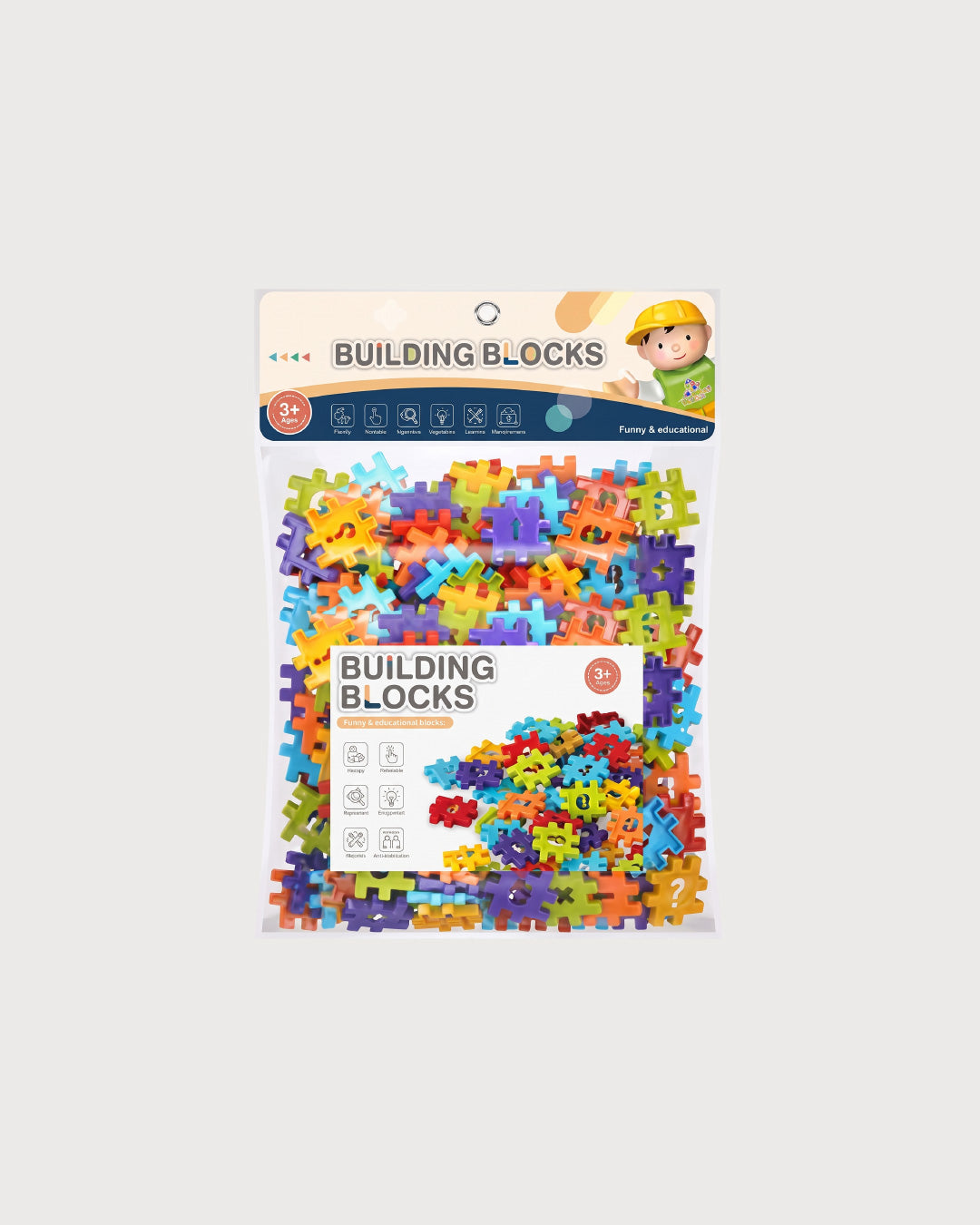 Kids’ Building Blocks Set with Numbers