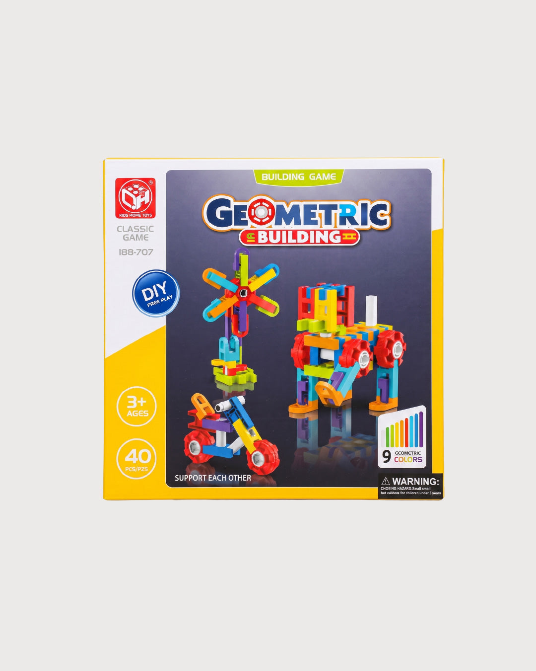 Kids’ Geometric Building Blocks Set