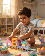 Kids’ Building Blocks Table Set with Storage Box