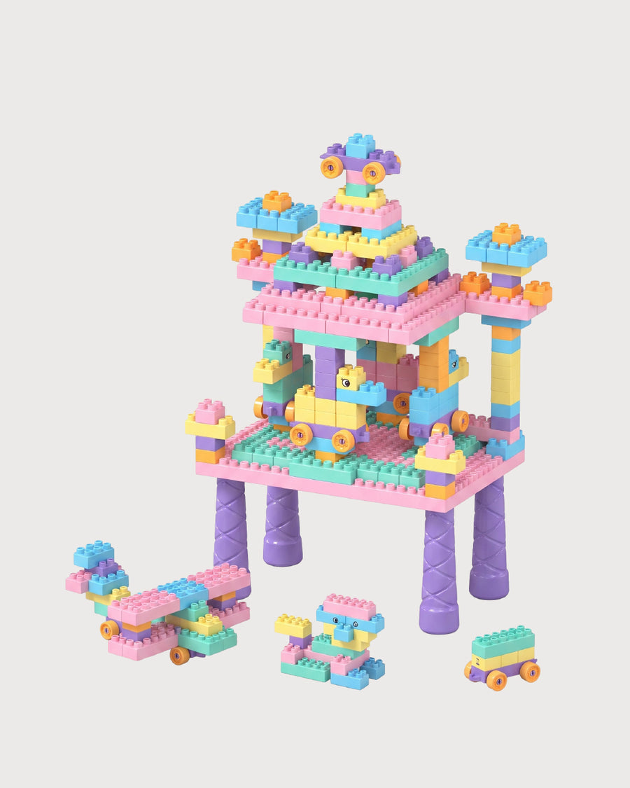 Kids’ Building Blocks Table Set with Storage Box