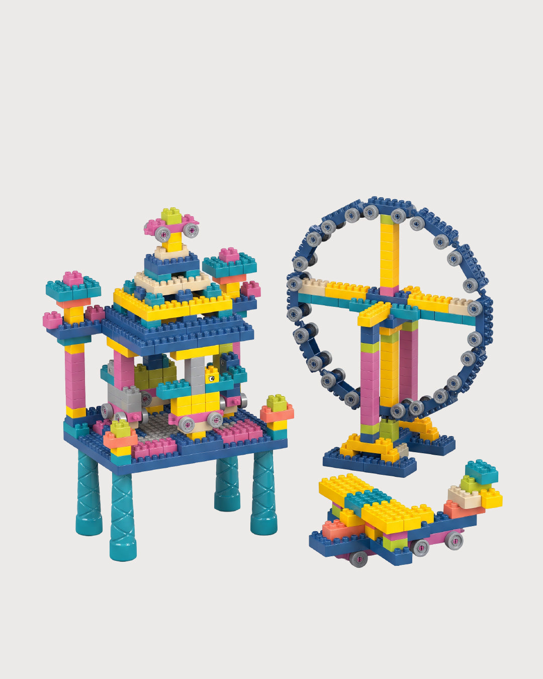 Kids’ Building Blocks Table Set with Storage Box
