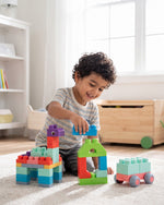 Soft Building Blocks Set with Wheeled Storage Box