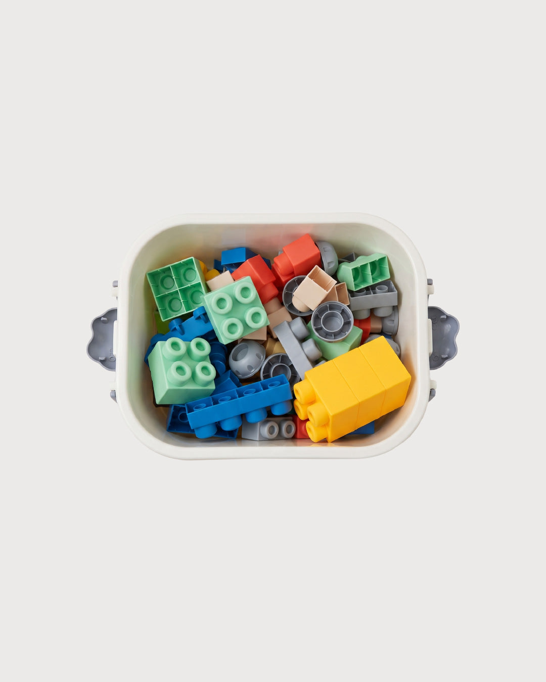 Soft Building Blocks Set with Wheeled Storage Box