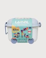 Soft Building Blocks Set with Wheeled Storage Box