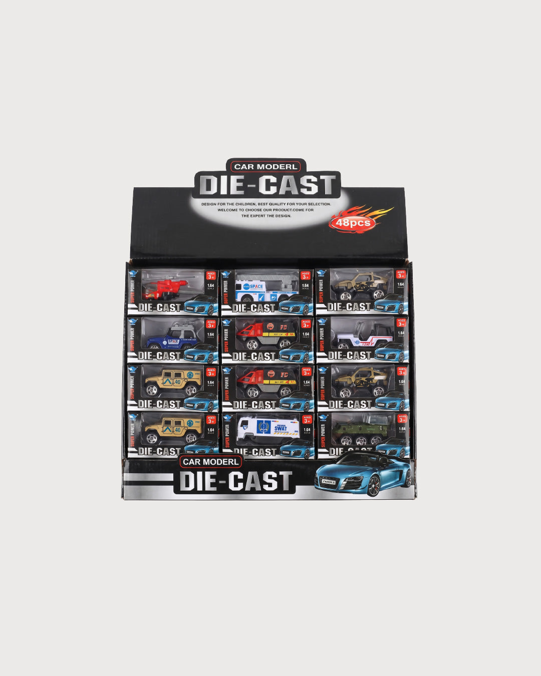 Kids’ Die-Cast Toy Vehicle, 1 Piece, Assorted Design