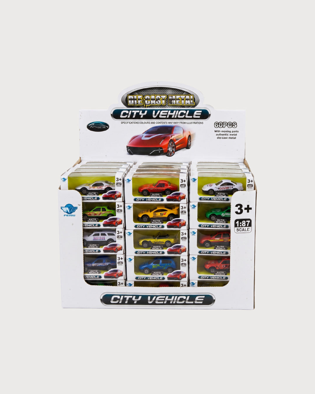Kids’ Die-Cast City Vehicle, 1 Piece, Assorted Design