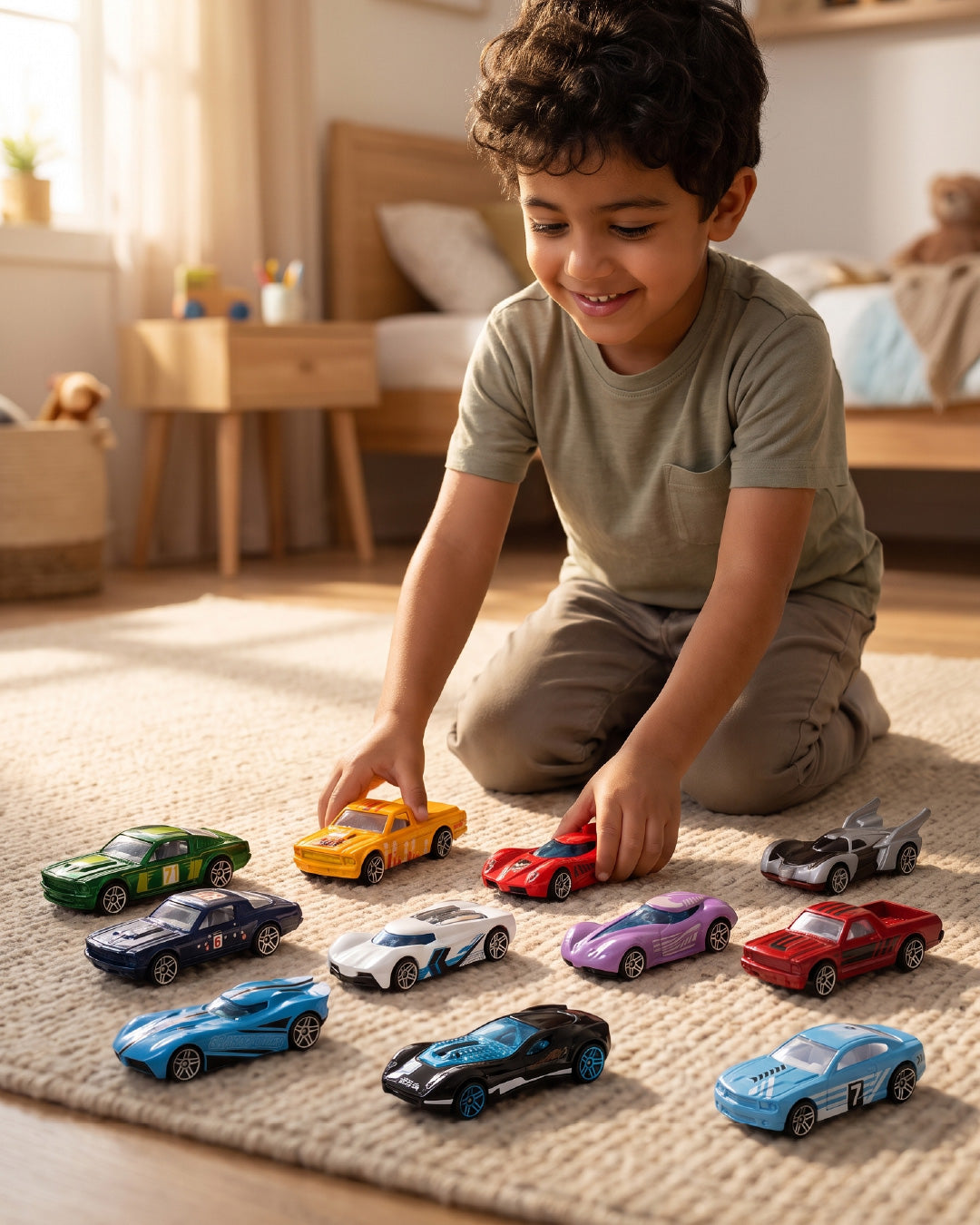 Kids’ Die-Cast Toy Cars Set