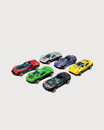 Kids’ Die-Cast Sports Cars Set with Carrying Case