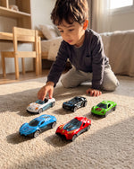 Kids’ Die-Cast Sports Cars Set, 5 Pieces