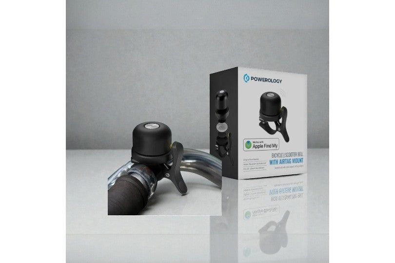 Powerology Accelerometer Anti-Lost Bike Bell Tracker With Built-In Speaker