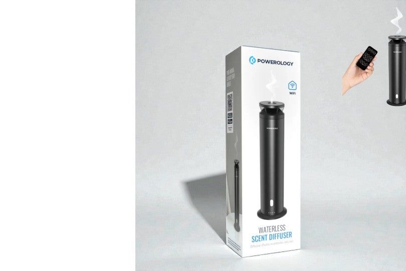 Powerology 10W Wifi Rechargeable Waterless Scent Diffuser Type-C 120Ml
