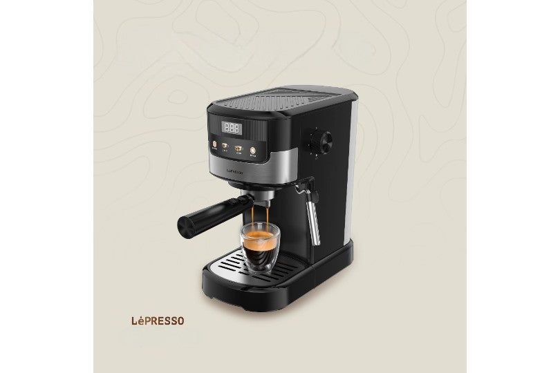 Lepresso 20 Bar 2 Cups Dual-Stainless Steel Filter Coffee Machine