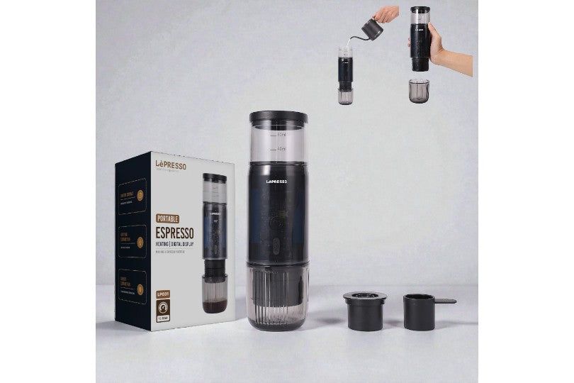 Lepresso Portable Mini Espresso Machine With Travel Pouch 100Ml