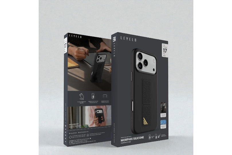 Levelo Morphix Silicone Case With Leather Grip
