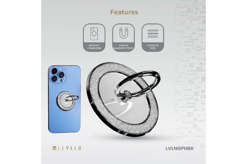 Levelo Nova Glitter Magsafe Phone Ring Holder