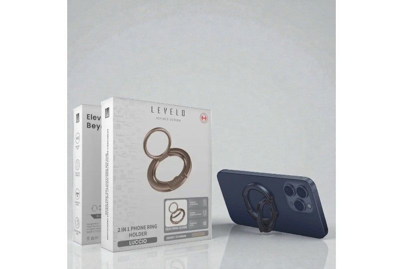 Levelo Luccio 2 In 1 Phone Ring Holder