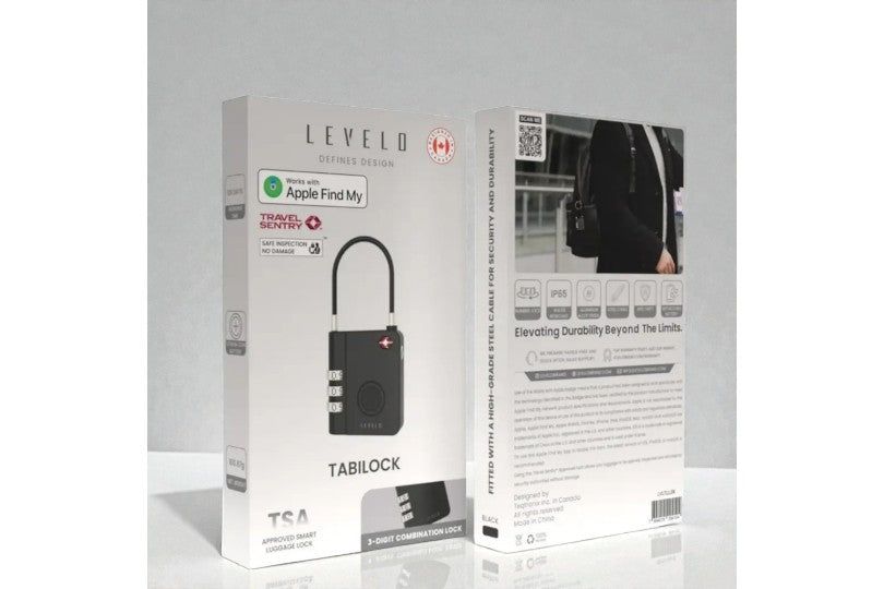 Levelo Tabilock Tsa Luggage Lock With Built-In Find My