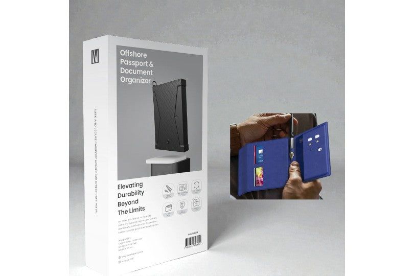 Levelo Offshore Passport Holder Leather Case