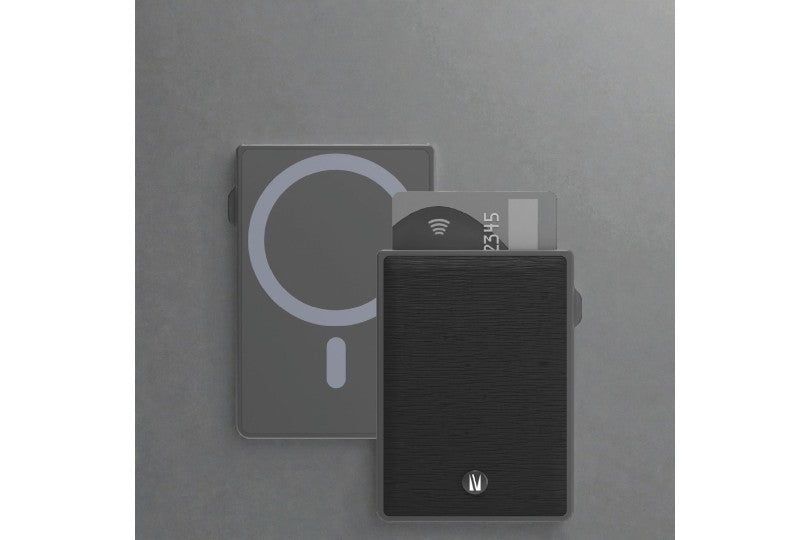 Levelo Lusso Magsafe Saffiano Leather Cardholder
