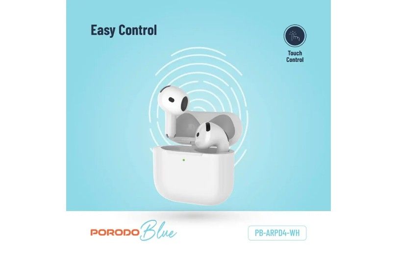 Porodo Blue Earbuds 4 With Enc Type C