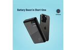 Porodo Blue 20000Mah Powerbank Type-C Usb A And Micro With Digital Display- Black