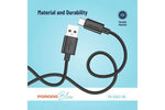 Porodo Blue 3A Pd Usb A To Type C Pvc Cable 1.2M