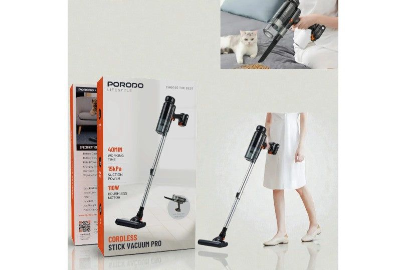 Porodo Lifestyle Portable Vacuum Cleaner 11-12Kpa 2600Mah