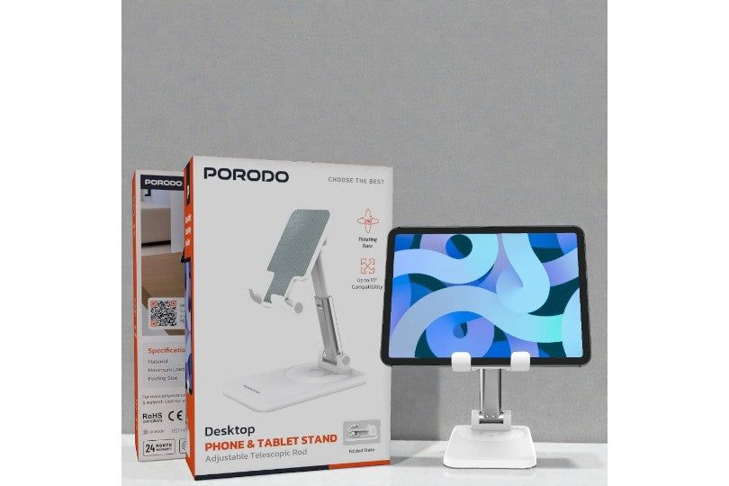 Porodo Desktop Phone & Tablet Stand Adjustable