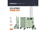 Porodo Lifestyle 75L Magnetic Slide Cover Foldable Camping Trolley