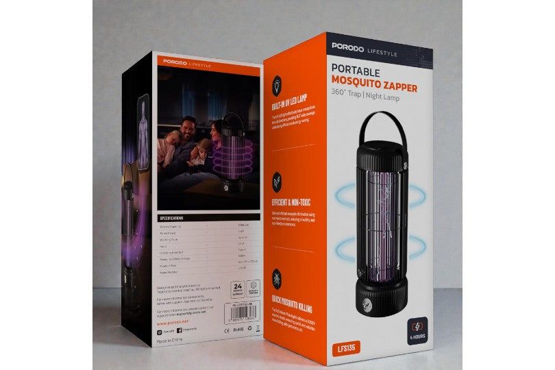 Porodo Lifestyle Electric Insect Killer Lamp 2000Mah Type-C