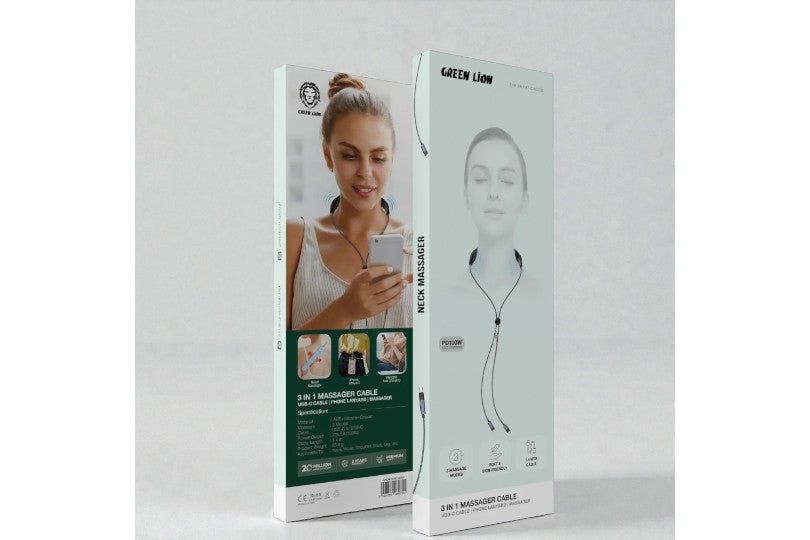 Green Lion 3 In 1 Massager Cable Pd 100W