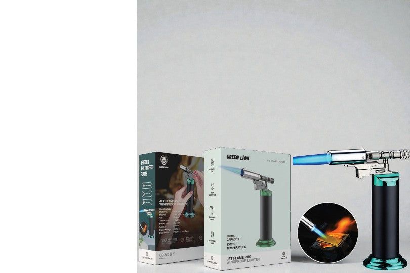 Green Lion Jet Flame Pro Windproof Lighter