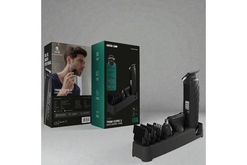 Green Lion Trim Core 3 - Hair, Beard, Nose Trimmer