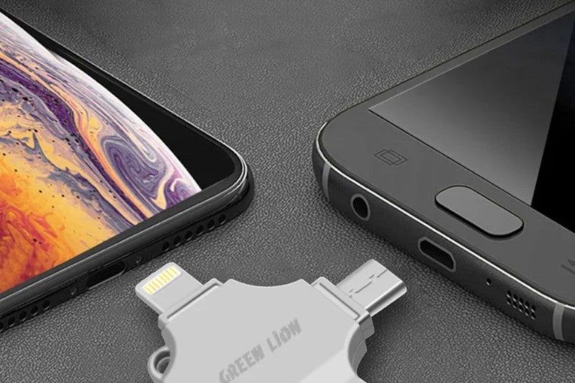 Green Lion 4 In 1 Usb Flash Drive 128Gb