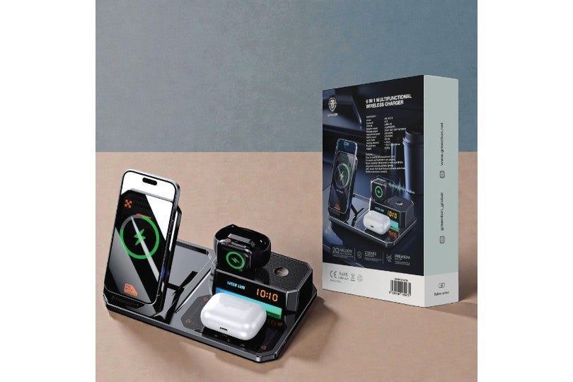 Green Lion 6 In 1 Multifunctional Wireless Charger