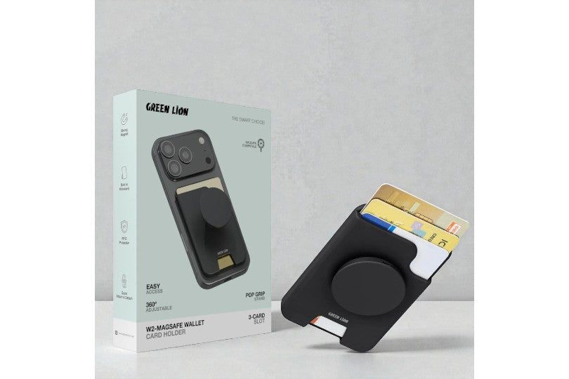 Green Lion Magsafe Wallet Card Holder