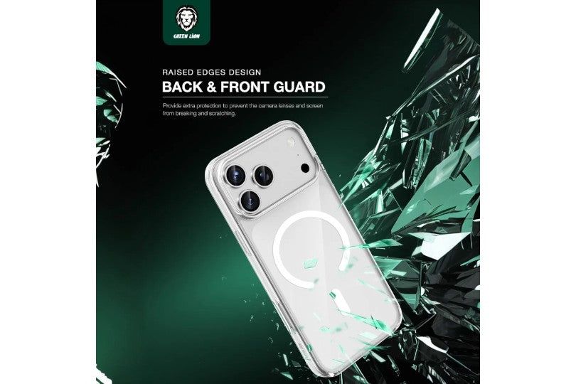 Green Lion Magsafe Crystal Clear