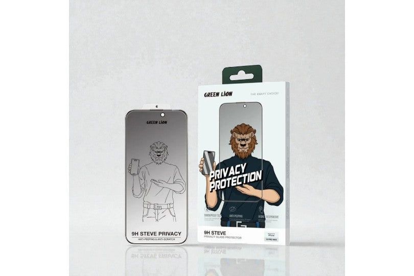 Green Lion 9H Steve Matte Privacy For Ip 17 Pro Max