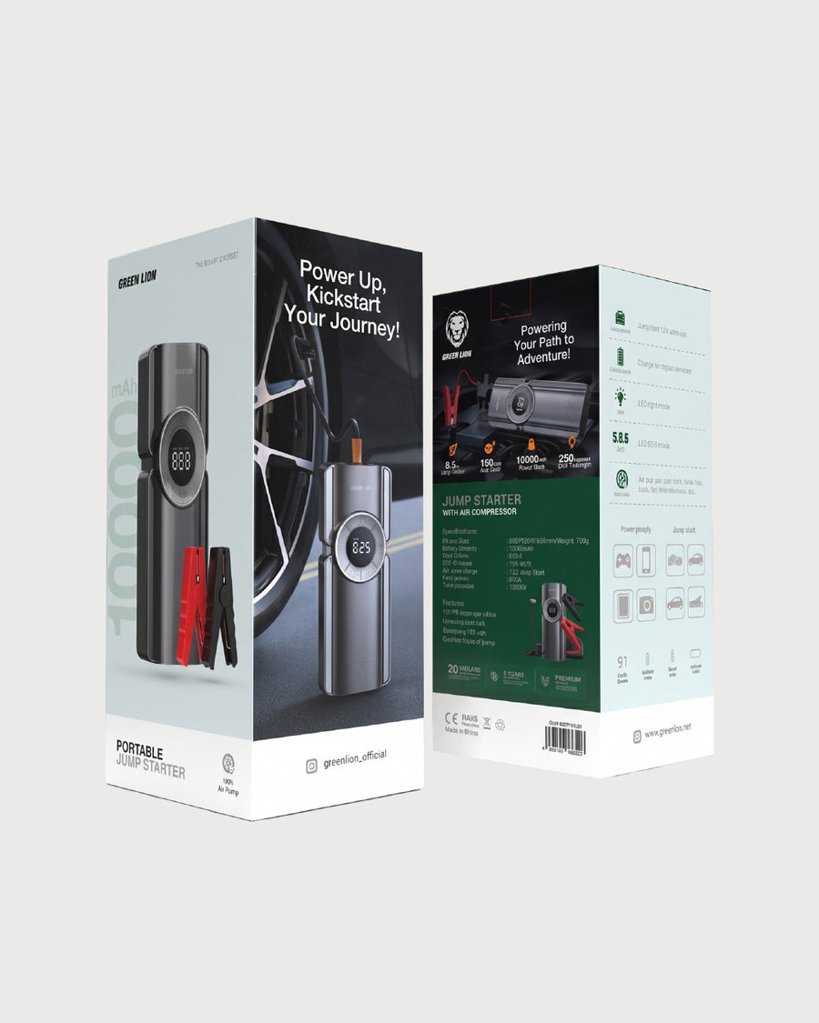 جهاز تشغيل السيارة المحمول مع منفاخ هواء
