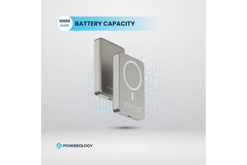 Powerology 10000 Mah 20W Pd & 15W Magsafe Powerbank