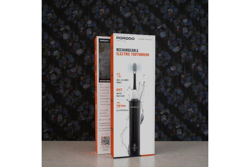 Porodo Lifestyle Ipx7 Waterproof Electric Tooth Brush