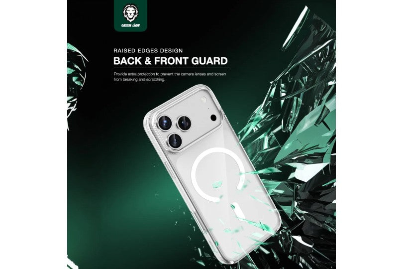 Green Lion Magsafe Crystal Clear