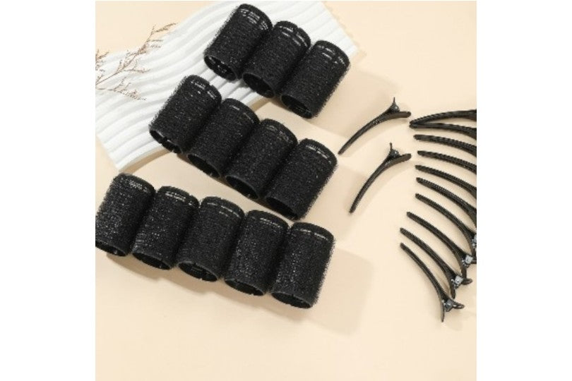 12Pcs Pink Hair Rollers